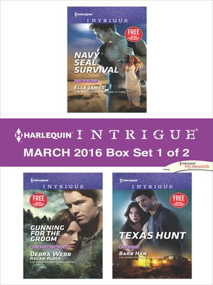 cover image of Harlequin Intrigue March 2016, Box Set 1 of 2